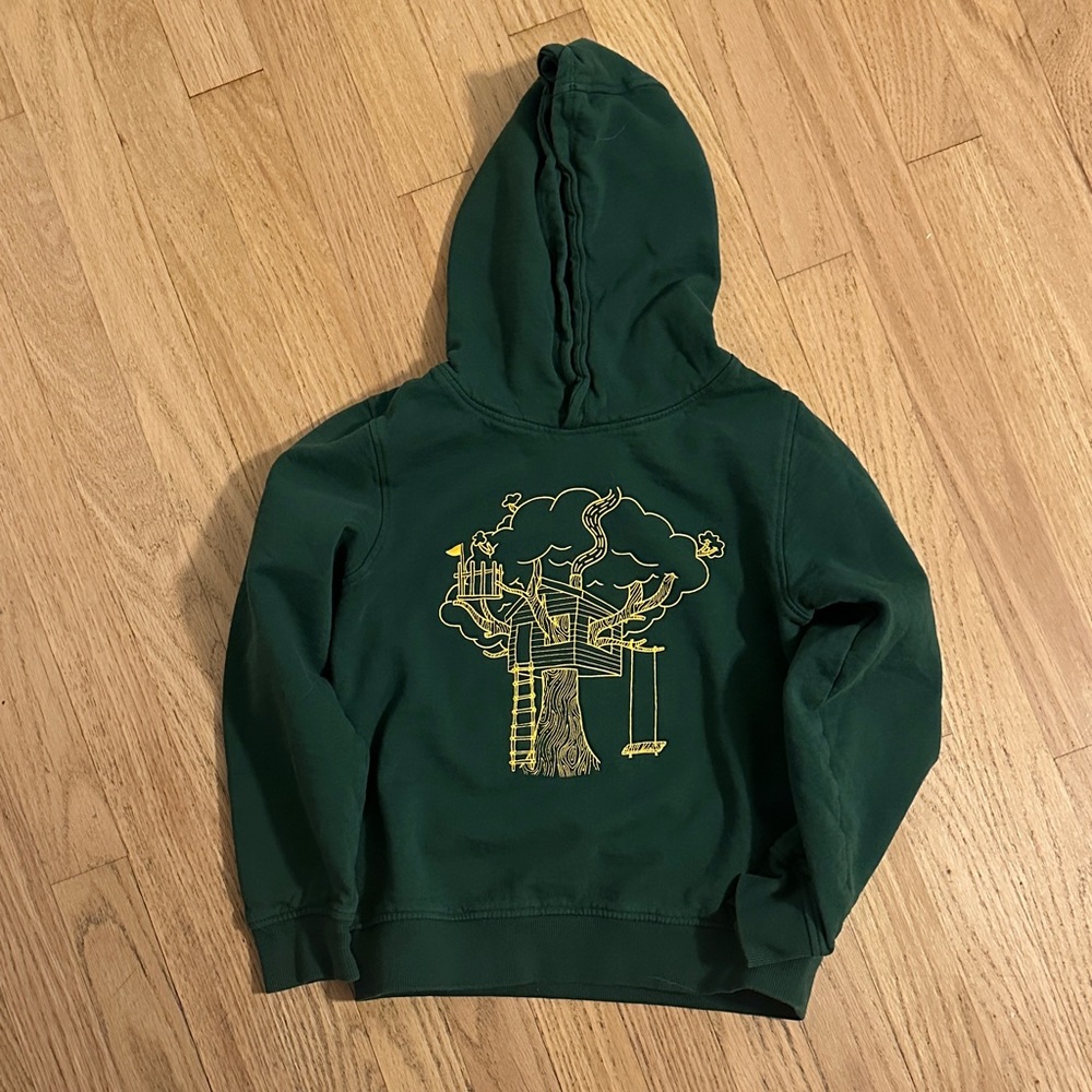 Mountain Hardwear Forest Green Kids Hoodie